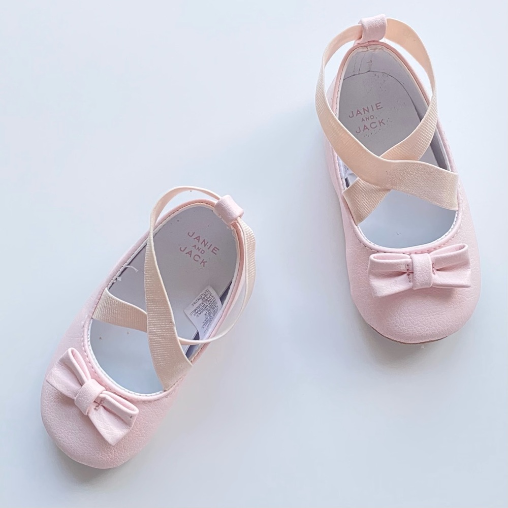 JANIE and JACK Ballerina Shoes Ballet Pink 12-18M